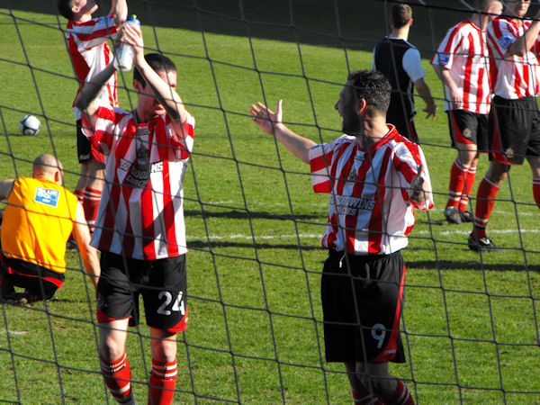 Southend United FC Exiles - Altrincham have a Robin mascot. I don't know  its name though.