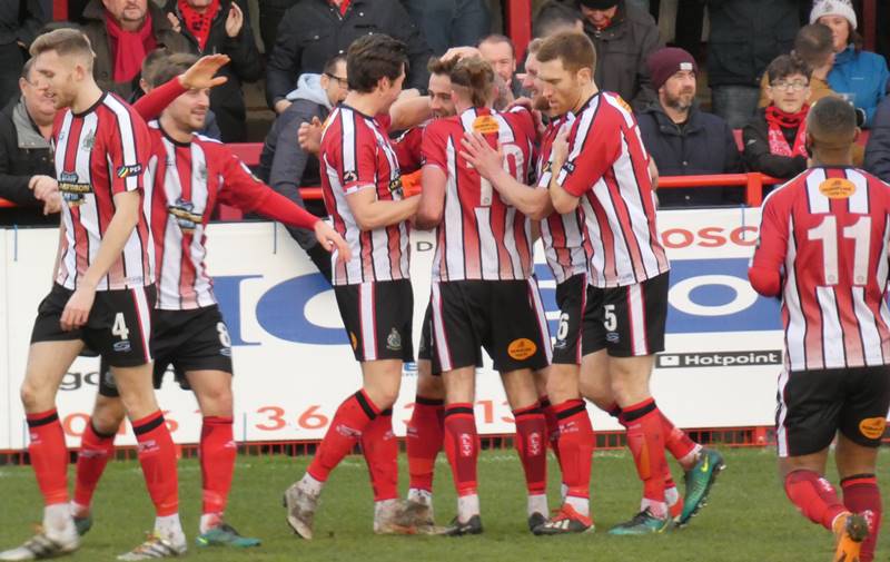 2014/15 ALTRINCHAM FC V KIDDERMINSTER HARRIERS - NATIONAL LEAGUE - FREE P&P