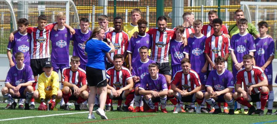 Altrincham FC: Non-league team tackles homophobia in rainbow kit