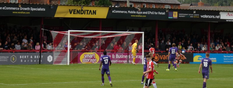 Venditan score with Altrincham Football Club