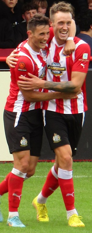 ALDERSHOT, UK. MARCH 22: Rhys Day Captain of Aldershot Town during