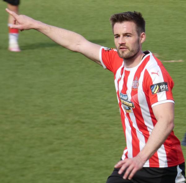 Hartlepool United's Ollie Finney during the Vanarama National League match  between Altrincham and Hartlepool United at