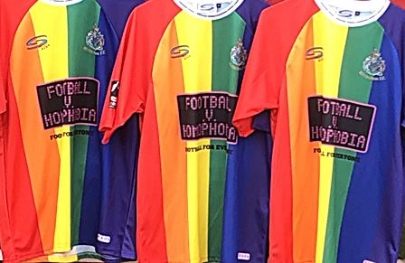 Altrincham FC: Non-league team tackles homophobia in rainbow kit